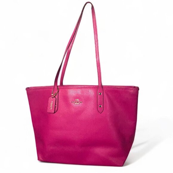 Coach Pink Tote Bag - Picture 1 of 9